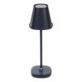 LED Dimmelhető asztali újratölthető lámpa LED/3W/1800 mAh sötét kék