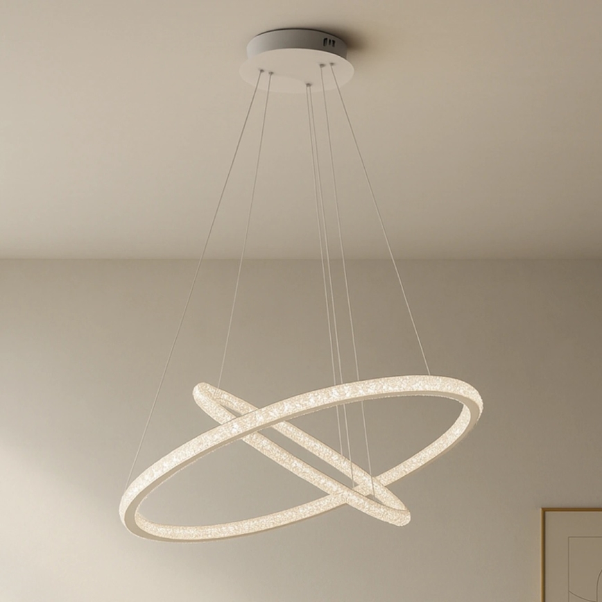 LED dimmelhető csillár kábelen LED/150W/230V 3000-6500K + távirányító