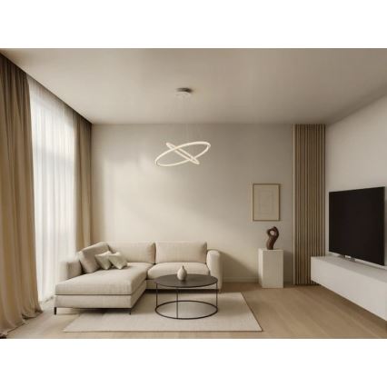 LED dimmelhető csillár kábelen LED/150W/230V 3000-6500K + távirányító