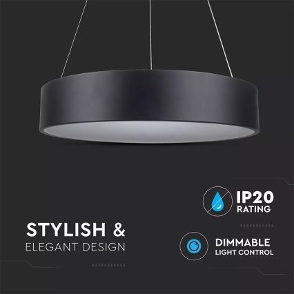 LED dimmelhető csillár kábelen LED/30W/230V