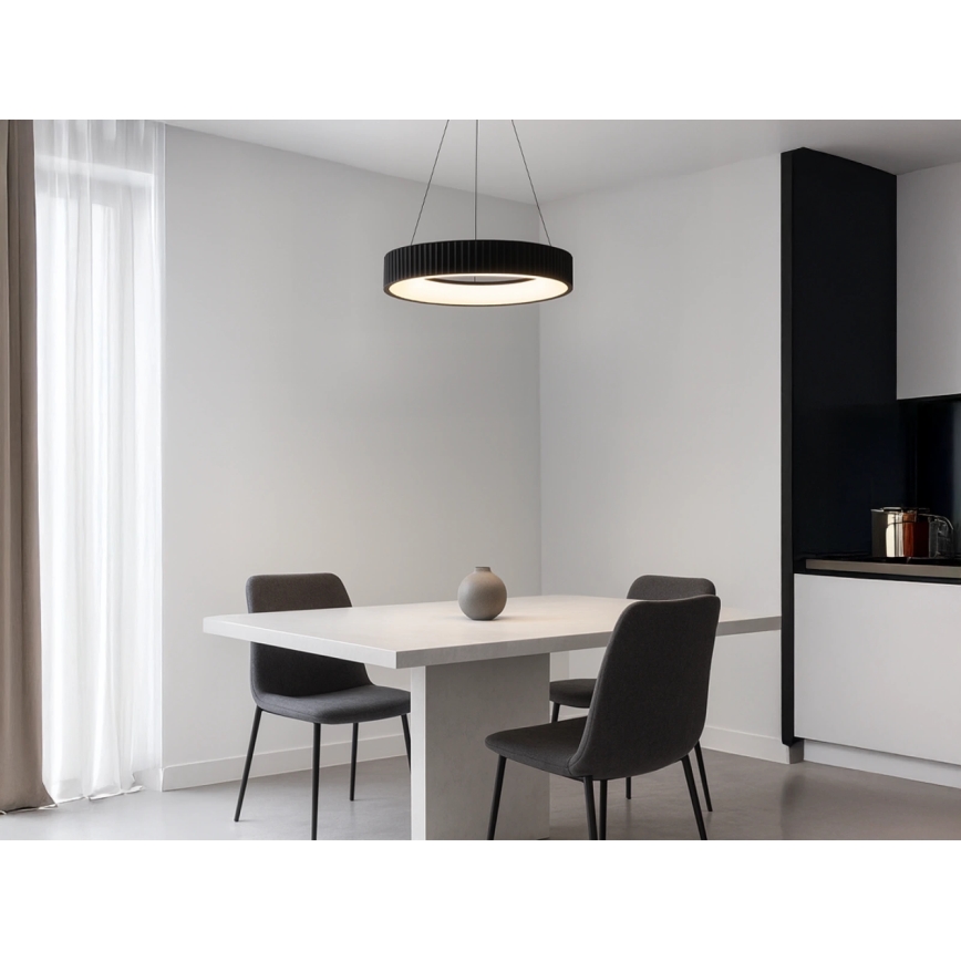 LED dimmelhető csillár kábellel LED/75W/230V 3000-6500K átm. 49 cm + távirányító