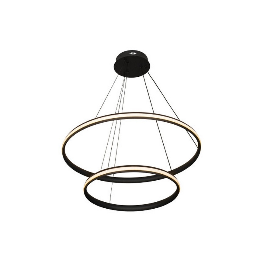 LED fényerőszabályozható kábeles csillár LED/90W/230V 3000-6500K átm. 60 cm + távirányító