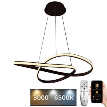 LED dimmelhető csillár kábelre szerelve LED/70W/230V 3000-6500K átm. 60 cm + távirányító