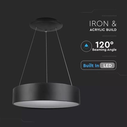 LED dimmelhető csillár zsinóron 1xLED/30W/230V