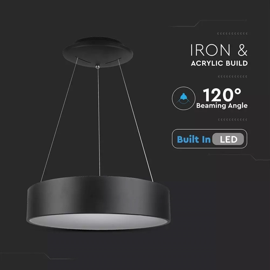 LED dimmelhető csillár zsinóron 1xLED/30W/230V