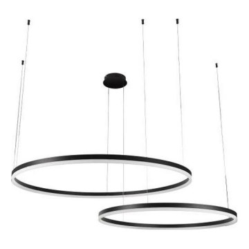 LED Dimmelhető csillár zsinóron LED/100W/230V 3000-6500K átm. 80 cm + távirányítás