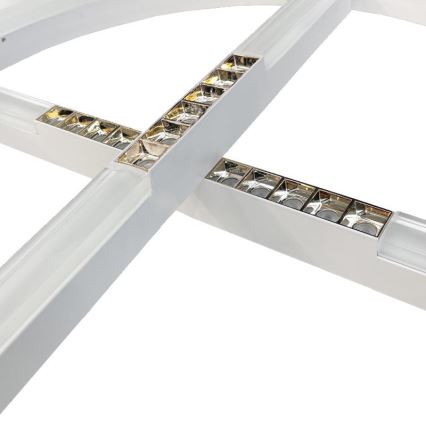 LED Dimmelhető csillár zsinóron LED/100W/230V 3000-6500K átm. 60 cm + távirányítás