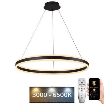 LED Dimmelhető csillár zsinóron LED/110W/230V 3000-6500K átm. 80 cm + távirányítás