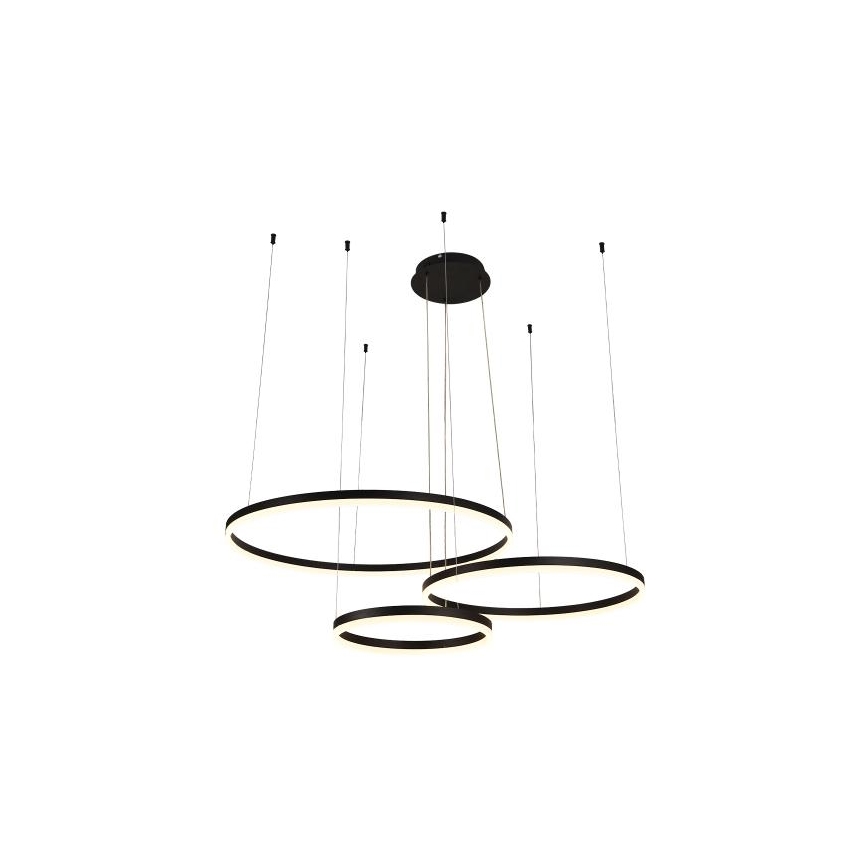 LED Dimmelhető csillár zsinóron LED/125W/230V 3000-6500K átm. 80 cm + távirányítás