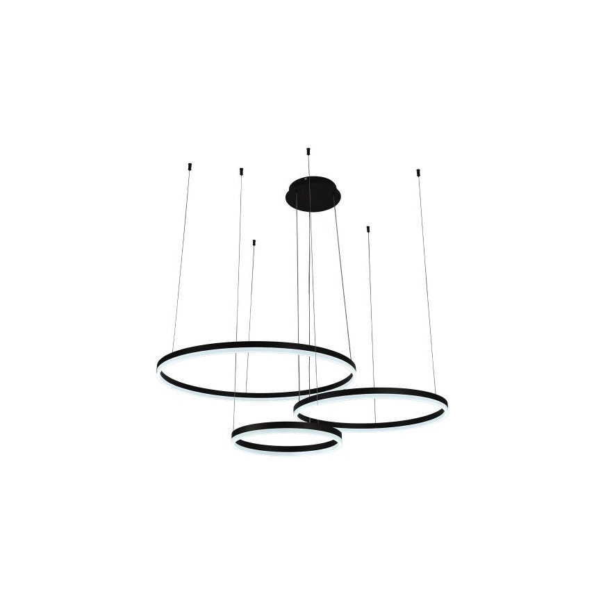 LED Dimmelhető csillár zsinóron LED/125W/230V 3000-6500K átm. 80 cm + távirányítás