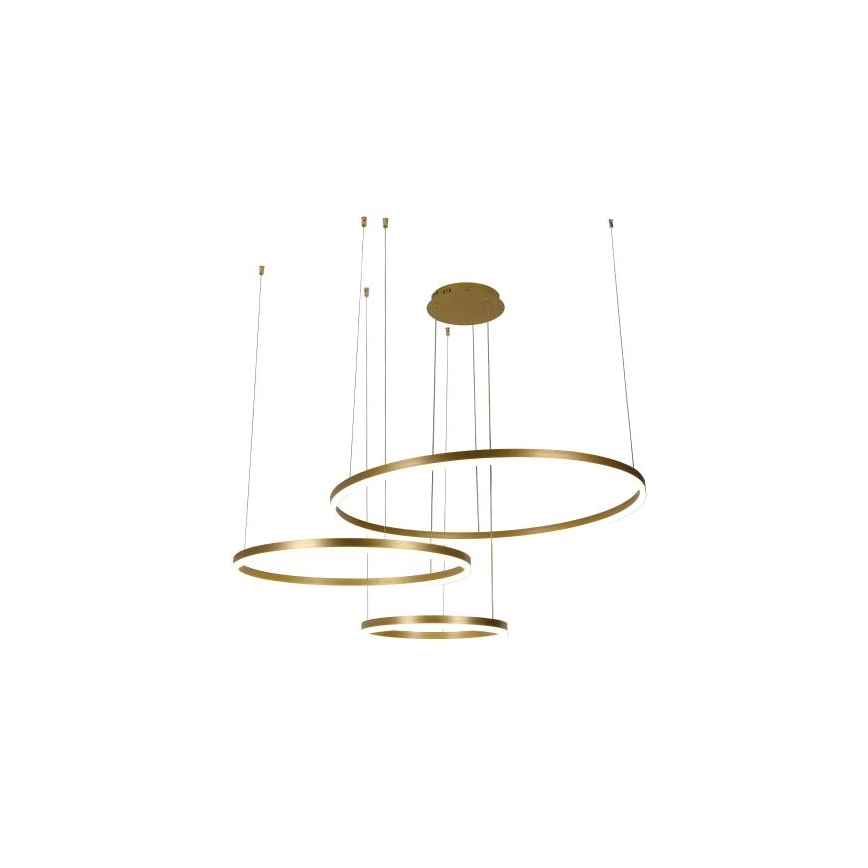 LED Dimmelhető csillár zsinóron LED/125W/230V 3000-6500K átm. 80 cm + távirányítás