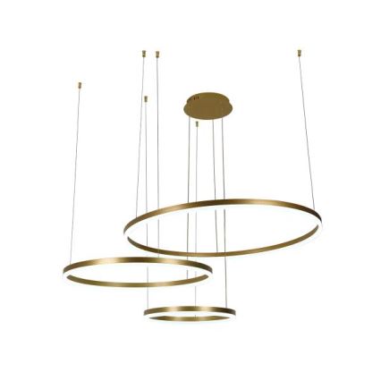 LED Dimmelhető csillár zsinóron LED/125W/230V 3000-6500K átm. 80 cm + távirányítás