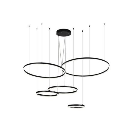 LED Dimmelhető csillár zsinóron LED/220W/230V 3000-6500K átm. 100 cm + távirányítás