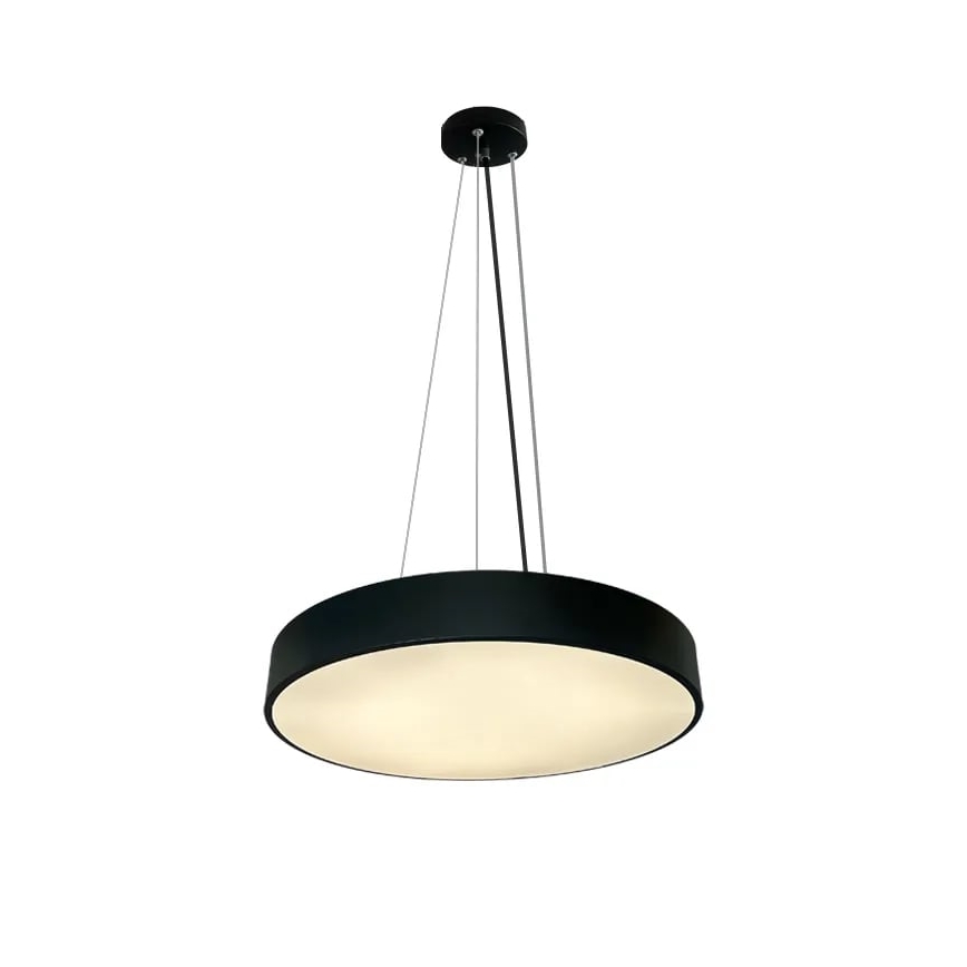 LED dimmelhető csillár zsinóron LED/50W/230V 3000-6500K fekete + távirányítás