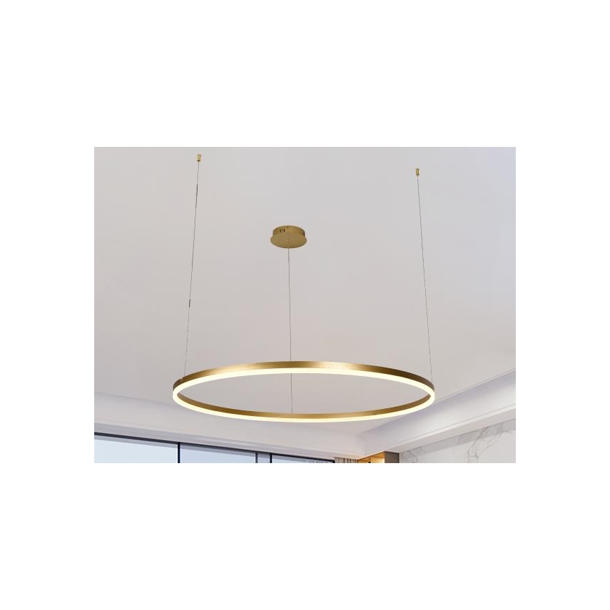 LED dimmelhető csillár zsinóron LED/55W/230V 3000-6500K átm. 80 cm + távirányítás