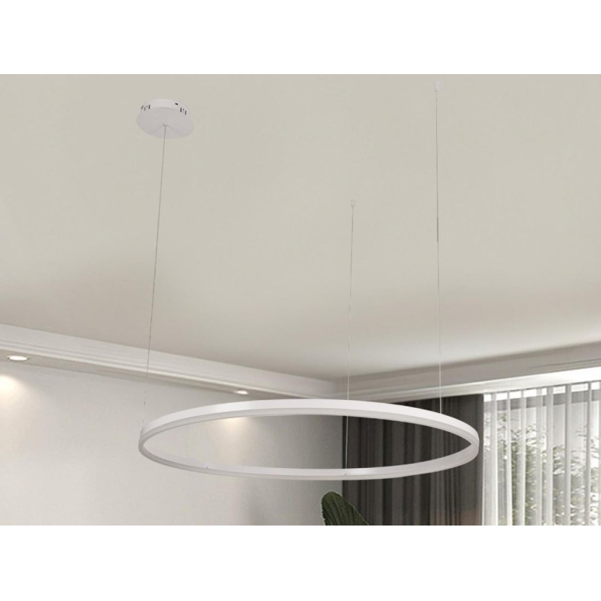 LED dimmelhető csillár zsinóron LED/55W/230V 3000-6500K átm. 80 cm + távirányítás