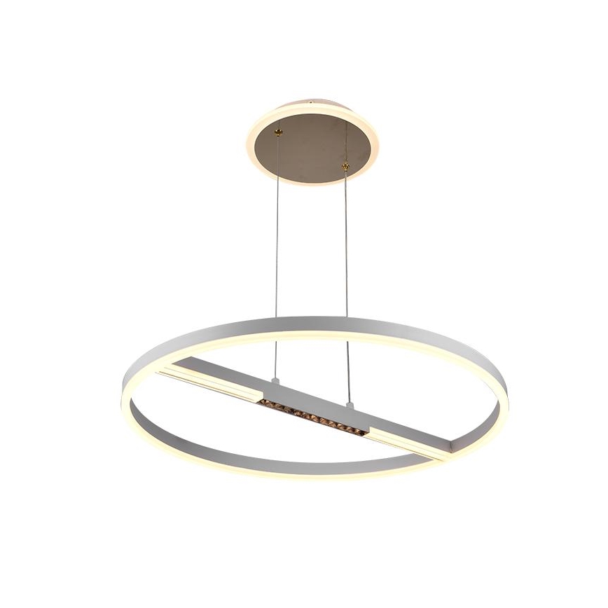 LED dimmelhető csillár zsinóron LED/75W/230V 3000-6500K átm. 60 cm + távirányítás