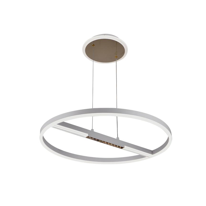 LED dimmelhető csillár zsinóron LED/75W/230V 3000-6500K átm. 60 cm + távirányítás