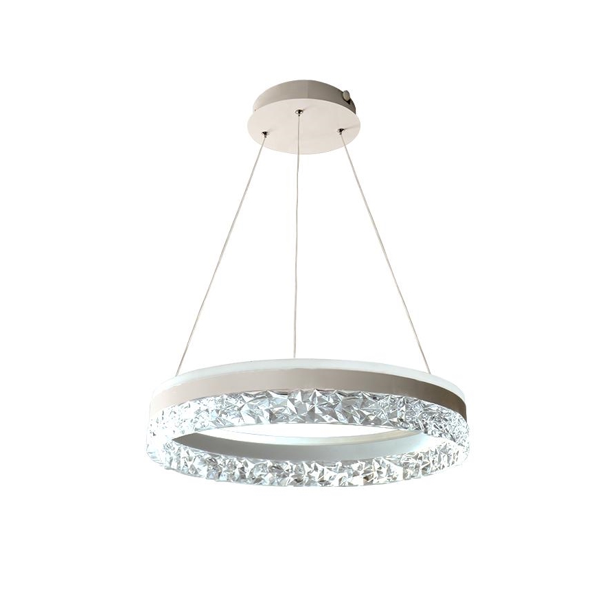 LED dimmelhető csillár zsinóron LED/80W/230V 3000-6500K fehér + távirányítás