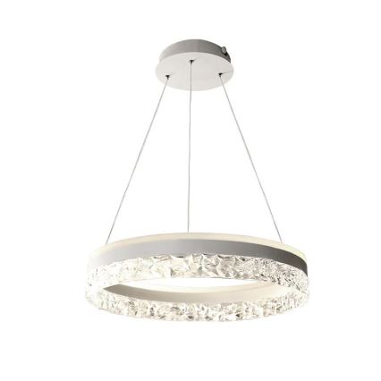 LED dimmelhető csillár zsinóron LED/80W/230V 3000-6500K fehér + távirányítás