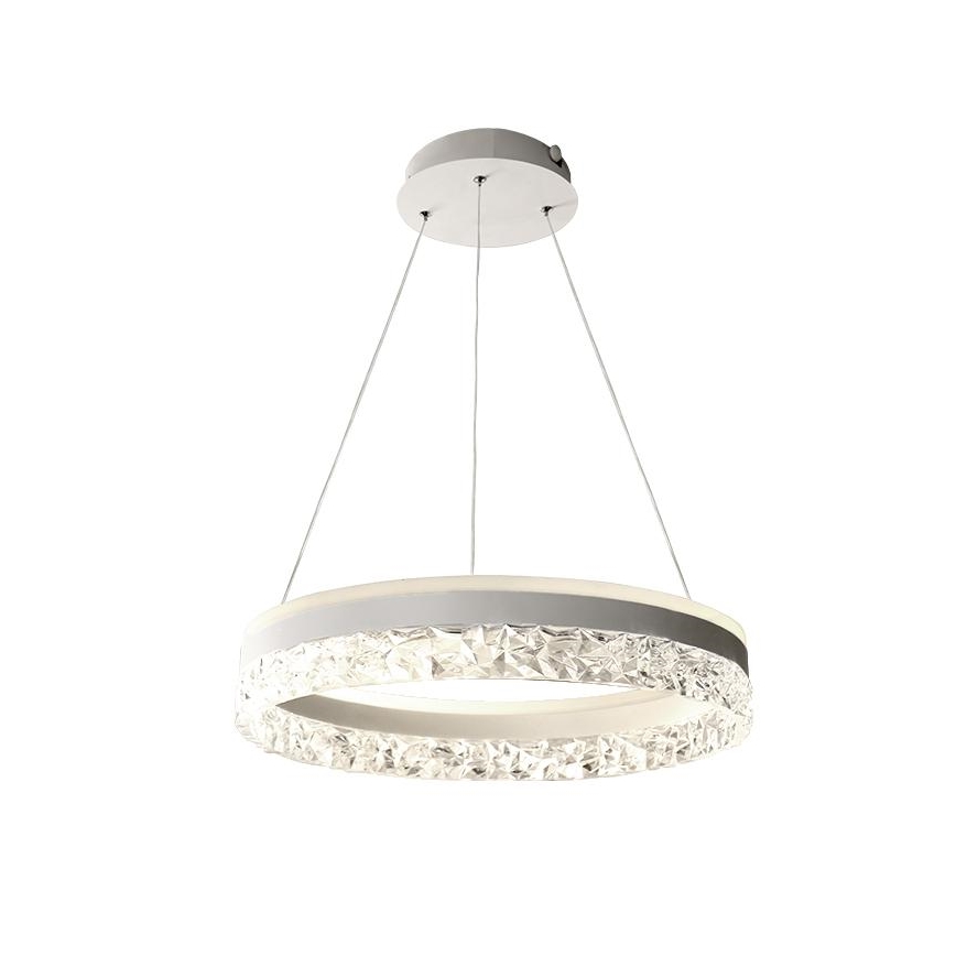 LED dimmelhető csillár zsinóron LED/80W/230V 3000-6500K fehér + távirányítás