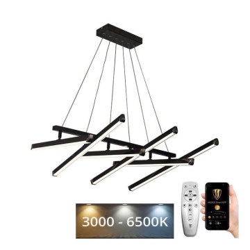 LED Dimmelhető csillár zsinóron LED/90W/230V 3000-6500K + távirányítás