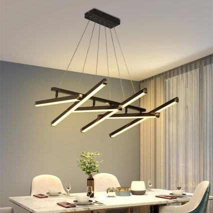 LED Dimmelhető csillár zsinóron LED/90W/230V 3000-6500K + távirányítás