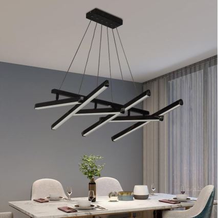 LED Dimmelhető csillár zsinóron LED/90W/230V 3000-6500K + távirányítás