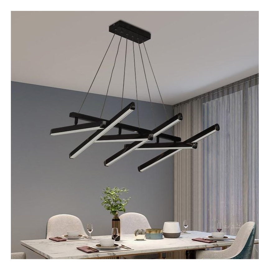LED Dimmelhető csillár zsinóron LED/90W/230V 3000-6500K + távirányítás