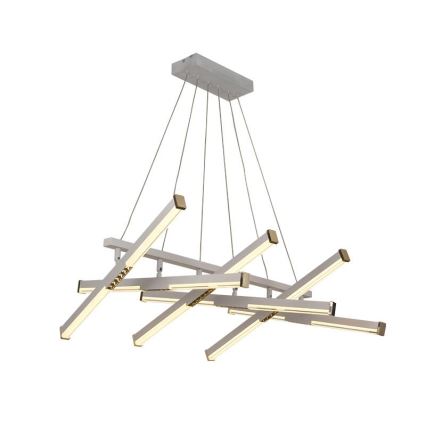 LED dimmelhető csillár zsinóron LED/90W/230V 3000-6500K átm. 80 cm + távirányítás