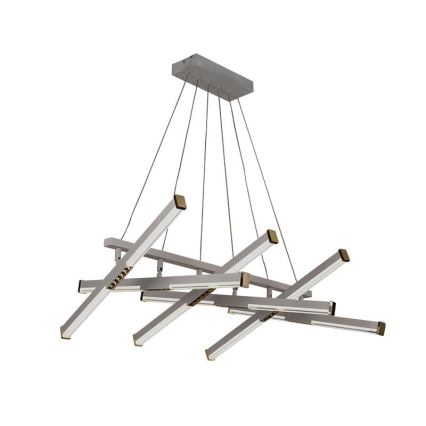 LED dimmelhető csillár zsinóron LED/90W/230V 3000-6500K átm. 80 cm + távirányítás