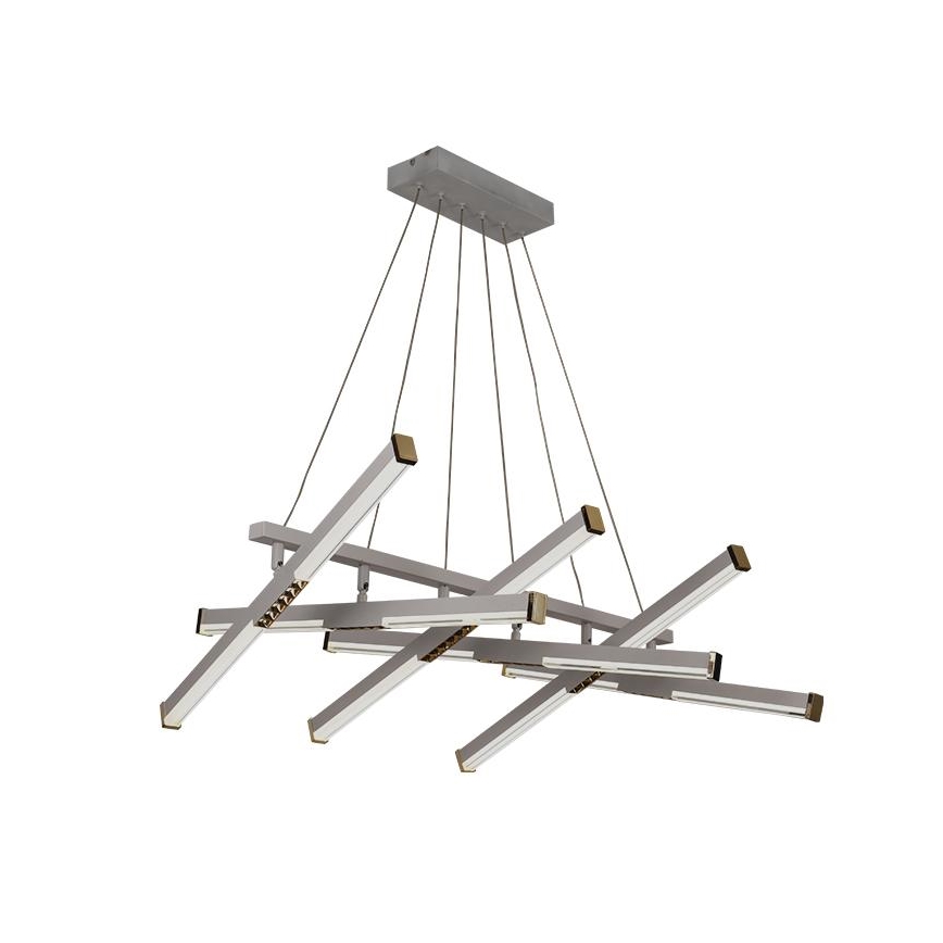 LED dimmelhető csillár zsinóron LED/90W/230V 3000-6500K átm. 80 cm + távirányítás