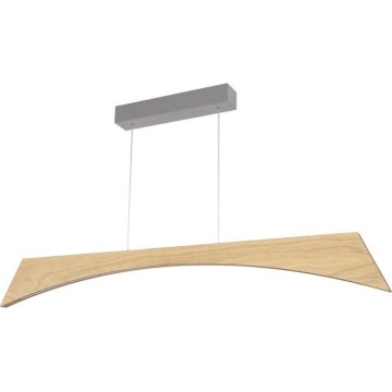 LED Dimmelhető csillár zsinóron ZIAD LED/14W/230V tölgy