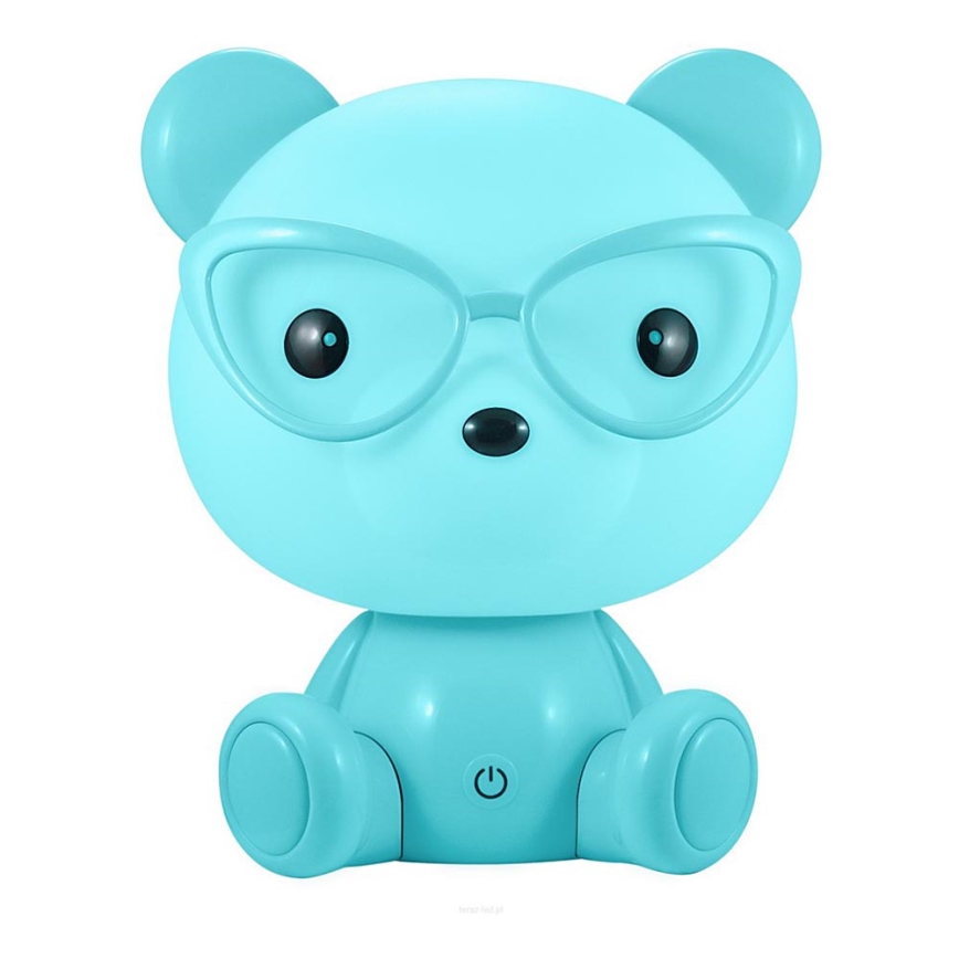 LED Dimmelhető éjjeli gyerek lámpa  LED/2,5W medve kék