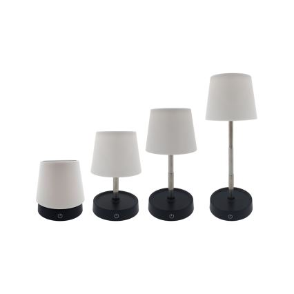LED dimmelhető érintésvezérelt asztali lámpa LED/3W/5V USB 800 mAh fehér