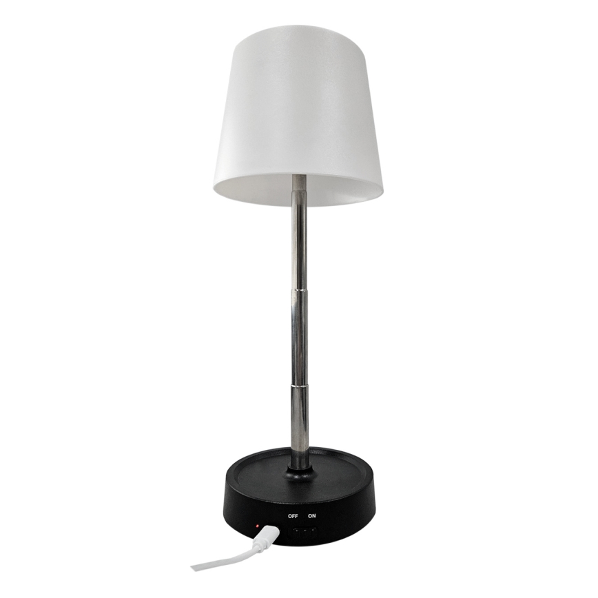 LED dimmelhető érintésvezérelt asztali lámpa LED/3W/5V USB 800 mAh fehér