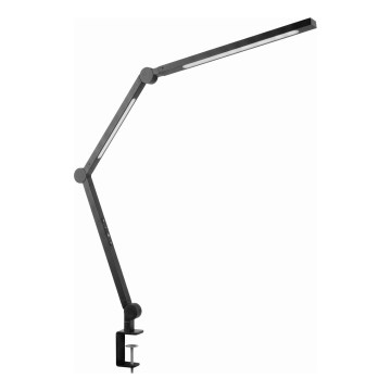 LED dimmelhető, érintésvezérlésű, hajlítható csíptetős asztali lámpa LED/12W/230V 3000/4000/6000K fekete