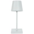 LED Dimmelhető érintős asztali lámpa LED/3,5W/5V 5200 mAh IP54 fehér