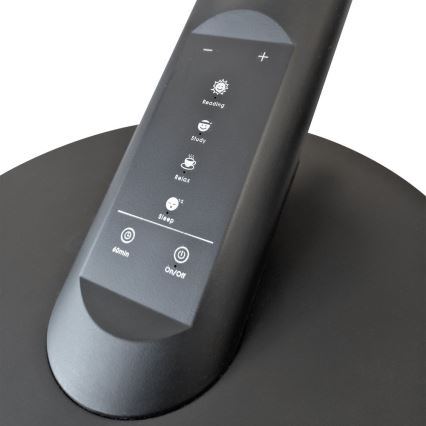 LED Dimmelhető érintős asztali lámpa OPTIMUM LED/7W/230V USB 3000/4000/6000K fekete