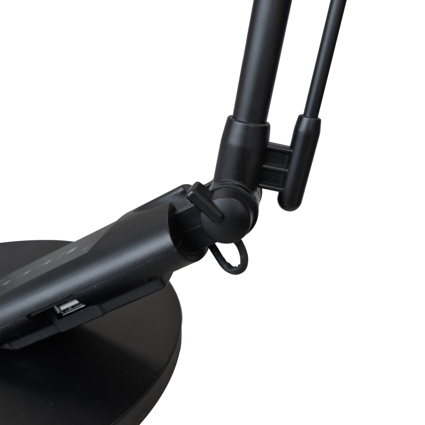 LED Dimmelhető érintős asztali lámpa OPTIMUM LED/7W/230V USB 3000/4000/6000K fekete