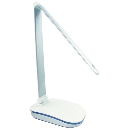 LED Dimmelhető érintős asztali lámpa USB konnektorral HAZEL LED/5W/230V