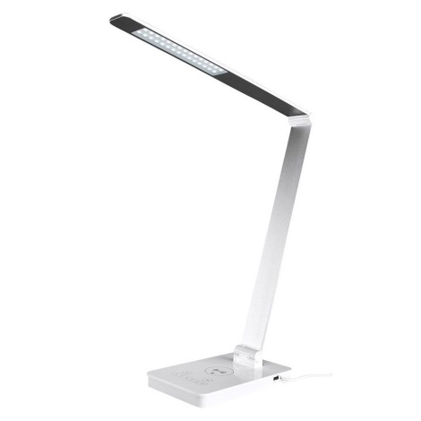 LED Dimmelhető érintős asztali lámpa vezeték nélküli töltéssel LED/9W/230V 3000-6500K fehér