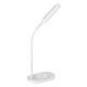 LED Dimmelhető érintős asztali lámpa vezeték nélküli töltéssel OCTAVIA LED/7W/230V fehér