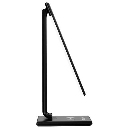 LED Dimmelhető érintős asztali lámpa vezeték nélküli töltővel MEGGIE LED/8W/230V + USB