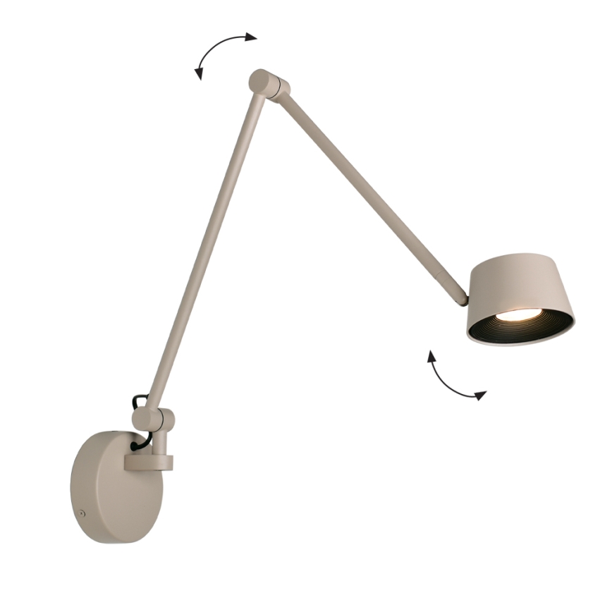 LED dimmelhető fali lámpa SAVINA LED/9W/230V bézs