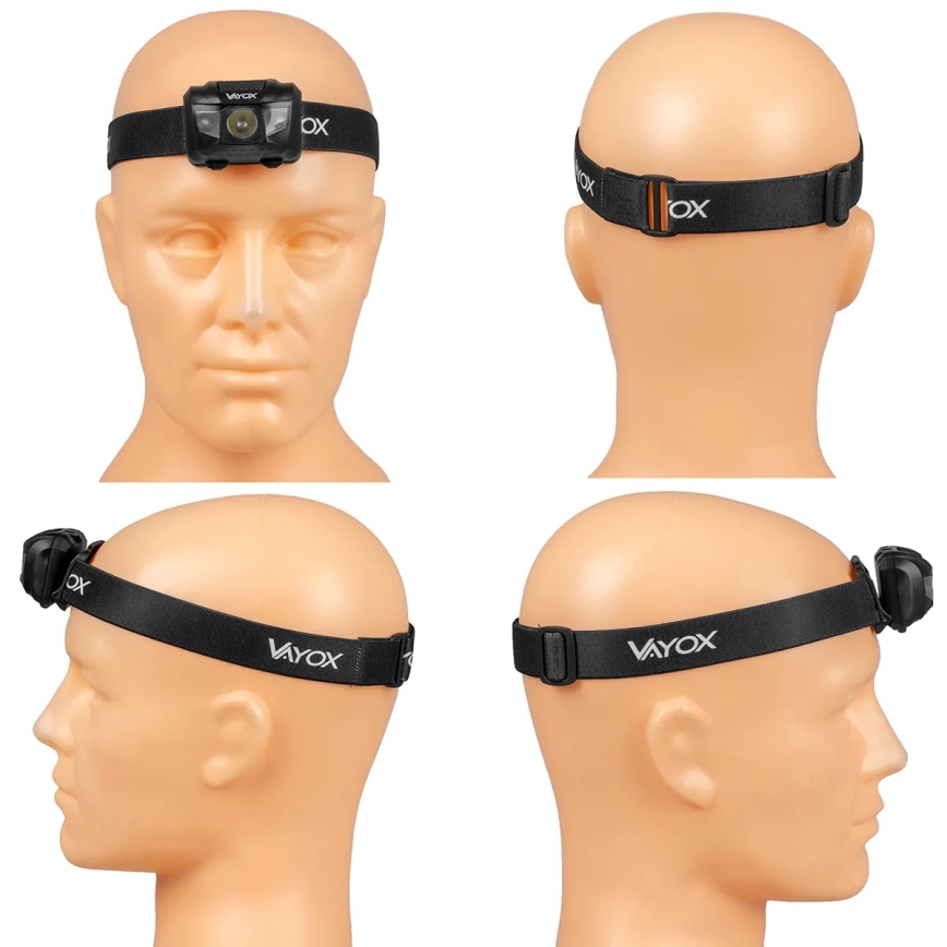 LED Dimmelhető fejlámpa 3xLED/3xAAA IPX4 100 fényes