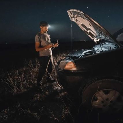 LED Dimmelhető fejlámpa érzékelővel GP DISCOVERY CHW54 LED/3xAAA IPX5