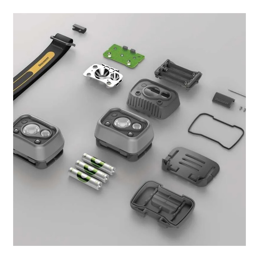 LED Dimmelhető fejlámpa érzékelővel GP DISCOVERY CHW54 LED/3xAAA IPX5