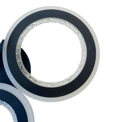 LED Dimmelhető felületre szerelhető csillár LED/100W/230V 3000-6500K + távirányítás