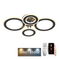 LED Dimmelhető felületre szerelhető csillár LED/100W/230V 3000-6500K + távirányítás